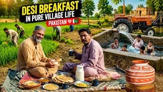 Thumbnail: My Friend Surprised Me With an AMAZING Pakistani Village Breakfast! | Pure Village Life 🇵🇰🔥