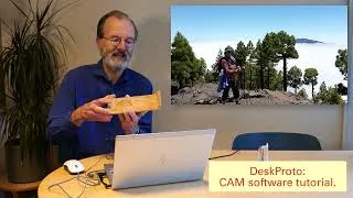 Thumbnail: Laser engraving map information on a 3D terrain model