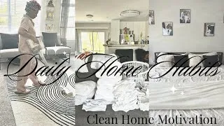 Thumbnail: DAILY HOME HABITS FOR A CLEAN HOME | HOMEMAKING MOTIVATION 