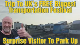 Thumbnail: VANLIFE TRIP TO UK's  BIGGEST TRANSPORTATION FESTIVAL & SUPRISE VISITOR TURNS UP AT PARK UP 