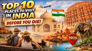Thumbnail: Top 10 Places to Visit in India Before You Die 🇮🇳 2026 Travel Guide