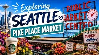 Thumbnail: PIKE PLACE MARKET • Pike Street • After Dusk • SEATTLE Washington • After Dusk • Luke' Lobster • 👀