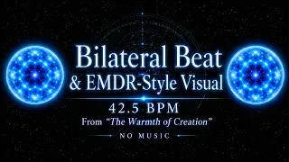 Thumbnail: 42.5 BPM Bilateral Stimulation for Anxiety & Relaxation | Solo Beat & EMDR-Style Visual | No Music