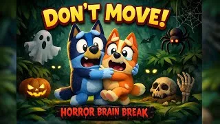 Thumbnail: ghost time song brain bre🌙 Night Jungle Brain Break 👻 | Don’t Move Challenge for Kids | Spooky Fun