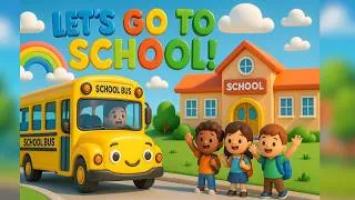 Thumbnail: School Bus Song for Kids 🚸 | Learn Colors & Vehicles | Fun Learning Nursery Rhyme