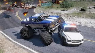 Thumbnail: Monster Jam with the Police in the Countryside. GTA 5.