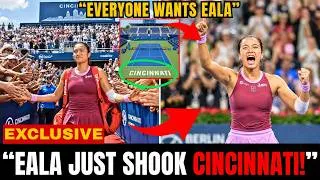 Thumbnail: BOMBSHELL! Alex Eala Arrives In Cincinnati — Crowd Goes Wild Before Her First Match!
