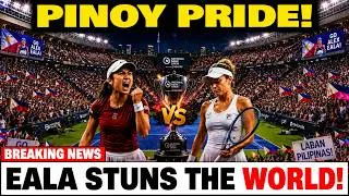 Thumbnail: HISTORY MADE! Alex Eala CRUSHES Caty McNally Pinoy Pride Takes Over! 🇵🇭