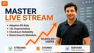 Thumbnail: 24. How OTT Platforms like JioHotstar, Zee5, SonyLiv Handles 50M+ Concurrent Users