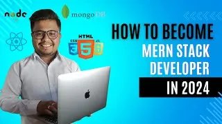 Thumbnail: MERN stack developer roadmap for 2024 #mernstack | DevByteSchool
