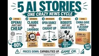Thumbnail: 5 AI Updates That Changed EVERYTHING This Week 🤯 #OpenAI #Claude #AI