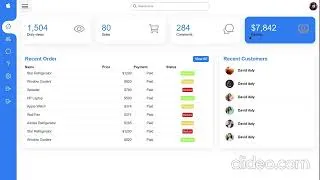 Thumbnail: Build a Stunning Responsive Admin Dashboard with HTML CSS & JavaScript | Complete Beginner Project 🚀