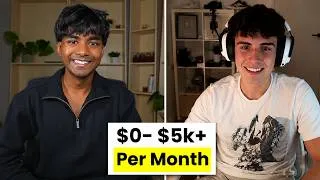 Thumbnail: How he scaled $5,000/month with YouTube Shorts working less than 2 hours per day