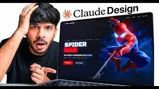 Thumbnail: Claude Design Tutorial | Dark Spiderman Website Build
