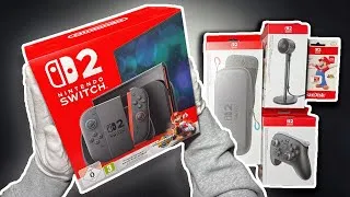 Thumbnail: Unboxing the NEW Nintendo Switch 2! AMAZING Accessories & Gameplay!