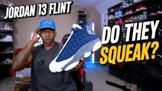 Thumbnail: 🤯 DO THE JORDAN 13 FLINTS REALLY SQUEAK? DON’T BUY UNTIL YOU WATCH THIS! 
