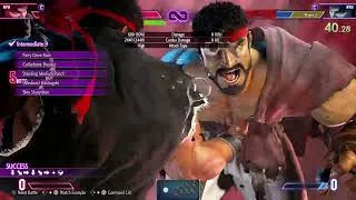 Thumbnail: Street Fighter 6 - RYU - Intermediate Combo Trials Speedrun 45.133s (WR)