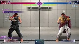Thumbnail: Street Fighter 6 - RYU - Advanced Combo Trials Speedrun 24.767s (WR)