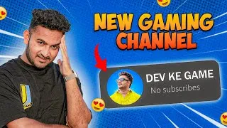 Thumbnail: I Started A New Gaming Channel! (Dev Ke Game) 🎮✨