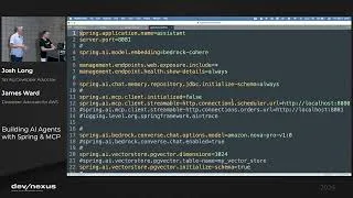 Thumbnail: Devnexus 2026 - Building AI Agents with Spring & MCP - Josh Long & James Ward