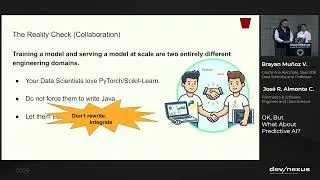 Thumbnail: Devnexus 2026 - OK, But What About Predictive AI - Brayan Muñoz V  & José R  Almonte C