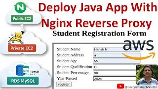 Thumbnail: ✨How to Deploy a Java Web App Student Registration Form nginx Reverse proxy  | Tomcat + RDS MySQL
