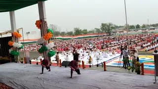 Thumbnail: Celebrating 10th International Yoga Day ll ft. Dharana Rawat and Riya Sharma ll Rhythmic Pair Yoga