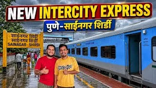 Thumbnail: New Intercity Express Journey From Pune To Sainagar Shirdi 🚂 | 11423 पुणे-साईनगर शिर्डी एक्सप्रेस 