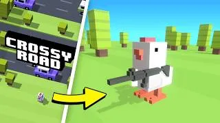Thumbnail: I made Crossy Road, BUT with Guns