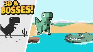 Thumbnail: I Remade the Chrome Dino Game(again) -  in 3D & with BOSSES