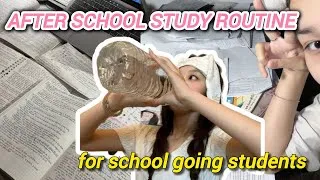 Thumbnail: Study Routine After School for Students | Realistic Student Guide | Back to School | Study Routine💌📚