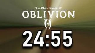 Thumbnail: [WR] BEATING OBLIVION IN 24:55 (No OoB Legacy%) | TES IV Oblivion #speedrun