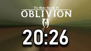 Thumbnail: [WR] BEATING OBLIVION IN 20:26 (No Oob%) | TES IV Oblivion #speedrun