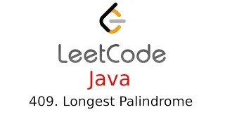 Thumbnail: Longest Palindrome - Leetcode 409 - Java