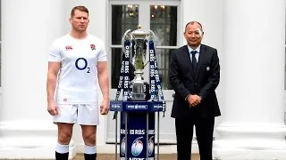 Thumbnail: Eddie Jones & Dylan Hartley - 6 Nations Press Conference 2017