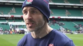Thumbnail: England Defensive Coach Paul Gustard talks 6 Nations