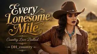 Thumbnail: Every Lonesome Mile _ Country Love Ballad ( Female Vocal ) DH_country | Country Lyric Music Video