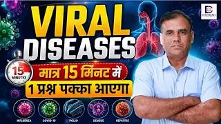 Thumbnail: 15 मिनट में सभी Viral Diseases याद करें 🚀 | Dhakad Concept | Murad Ali Sir