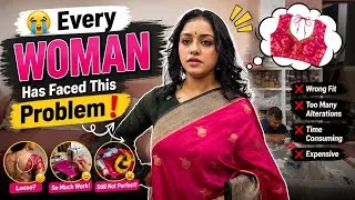 Thumbnail: My New Saree Blouse designs✨|     Why Is Stitching a Blouse SO Much Work? 😂