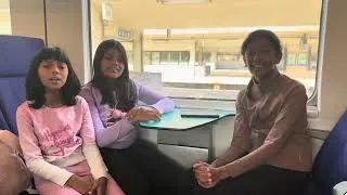 Thumbnail: Singing in the train to Netherlands 🇳🇱|Dhanya, Nithya & Prasastha #dhanyanithyaprasastha #johnwesly 