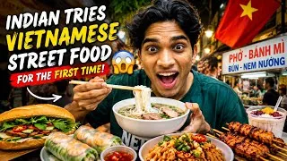 Thumbnail: Indian Tries Vietnamese Street Food… CRAZY Reaction! 🤯| Indian Living in Vietnam