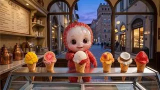 Thumbnail: Cute or Nice? AI Fruit Babies Eating Ice Cream 👶🍓🍦 | The Ultimate Oddly Satisfying AI ASMR