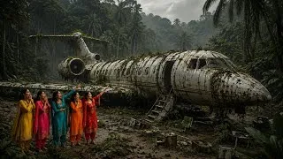 Thumbnail: 4 Sisters Found MASSIVE Abandoned Airplane in Jungle & Turned It Into a LUXURY VILLA! 😱✈️🏠