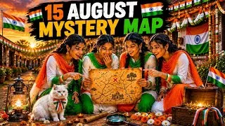 Thumbnail: 🇮🇳 4 Sisters Found SECRET 1947 Independence Day Treasure on 15 August! 🗺️ *Emotional* ! Celebration 
