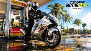 Thumbnail: I RODE THE SUZUKI HAYABUSA IN THE CREW MOTORFEST! 🏍️🔥