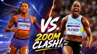 Thumbnail: Gabby Thomas vs. Julien Alfred 200m CLASH! | London Diamond League 2026