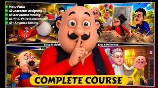 Thumbnail: Motu Patlu Movie Making Complete Course  | Free & Unlimited 🔥 | Ai Video Complete Course