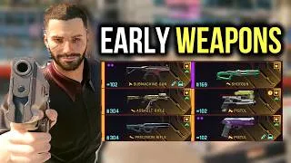 Thumbnail: Best Early & Mid Game Weapons + Locations in Cyberpunk 2077 2.31 Update