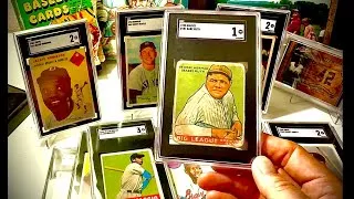 Thumbnail: SGC Submission Reveal.  Low Grade Beauties and Ohtani!  Goudey Ruth, Leaf DiMaggio, Jackie, Mantles!