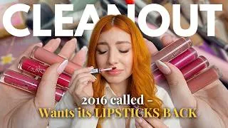 Thumbnail: THIS Nearly RUINED My Lips (BRUTAL Makeup Declutter)